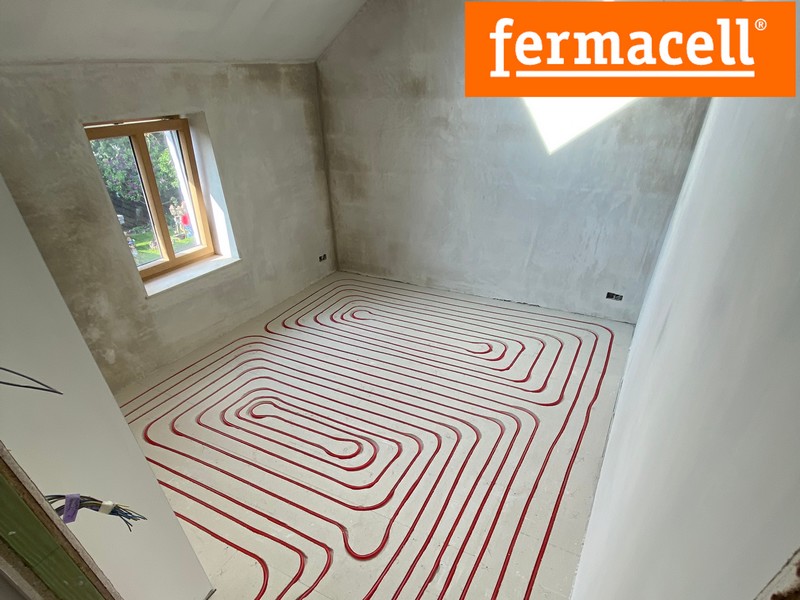 Renovatie op ingefreesd gips