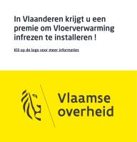 Vlaamse subsidies voor vloerverwarming