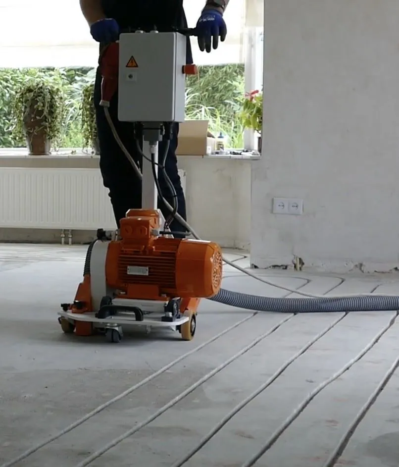 Vloerverwarming infrezen in gips: een lage hoogte oplossing